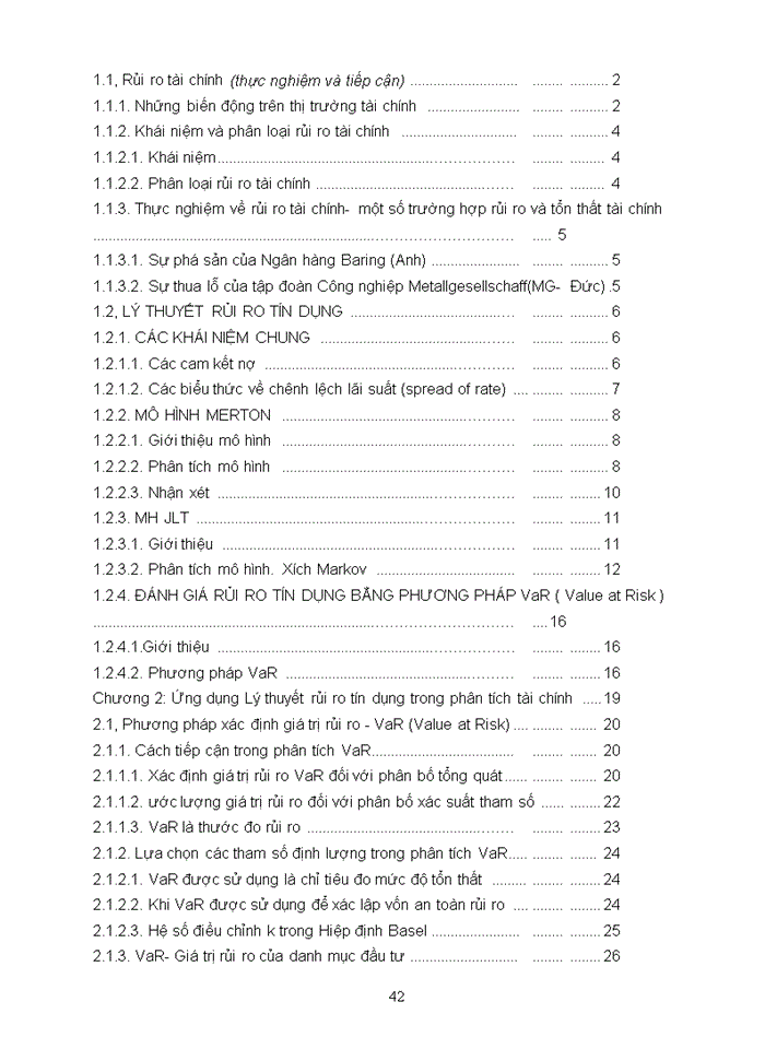 image for page Các mô hình rủi ro tín dụng và ứng dụng