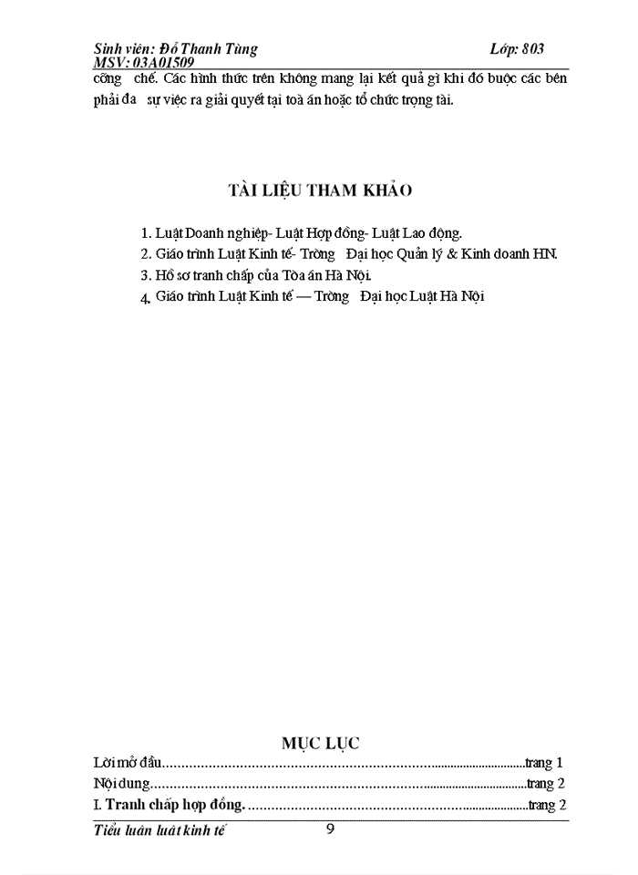 image for page Quá trình xẩy ra tranh chấp hợp đồng kinh tế và Giải quyết tranh chấp của Công ty cổ phần Gỗ và Thép và Công ty Cầu 12