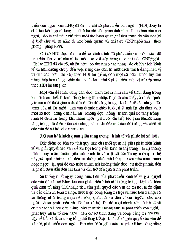 image for page Hiệu qủa kinh tế Xã hội là tiêu chuẩn quan trọng nhất của sự phát triển