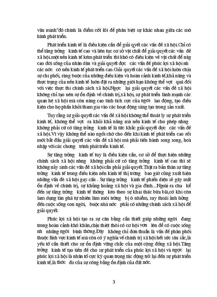 image for page Hiệu qủa kinh tế Xã hội là tiêu chuẩn quan trọng nhất của sự phát triển