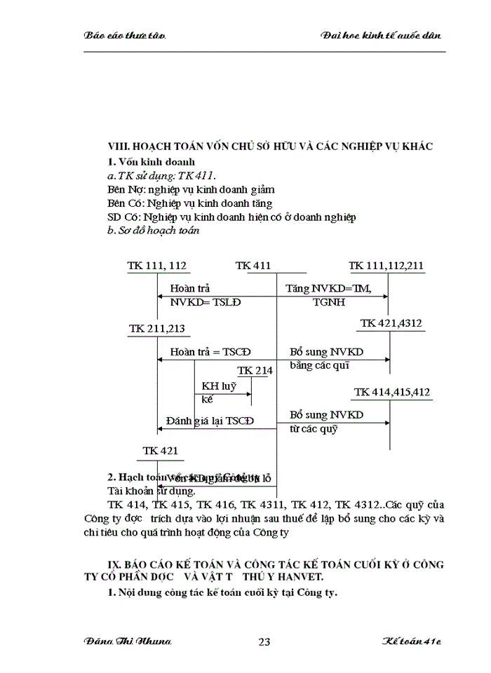 image for page Báo cáo thực tập ở Công ty cổ phần Dược và vật tư thú y HanVet