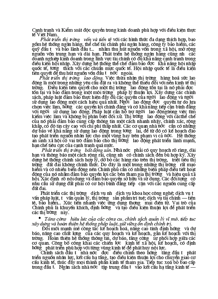 image for page Phát triển nền Kinh tế Thị trường định hướng Xã hội Chủ nghĩa ở Việt Nam