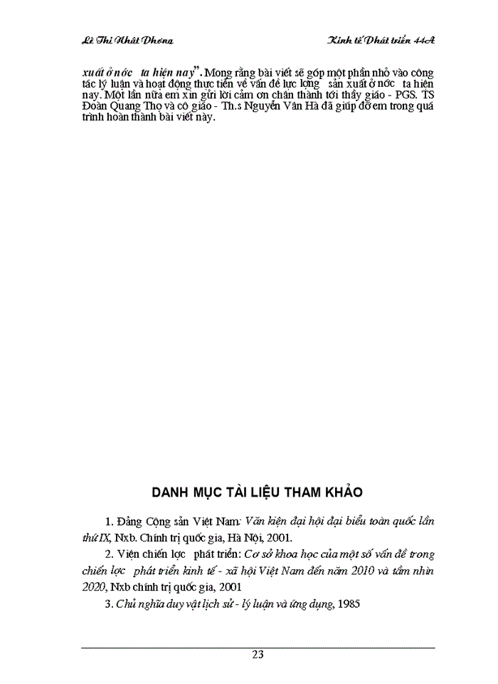 image for page Vai trò của Lực lượng Sản xuất đối với sự phát triển Xã hội