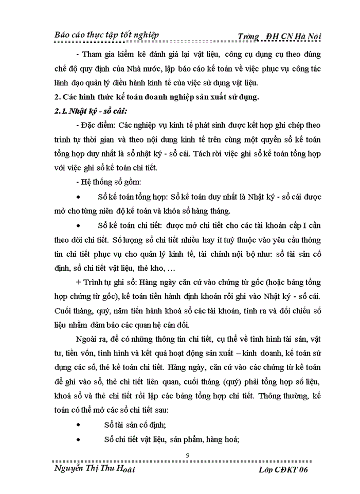image for page Thực trạng tổ chức công tác hạch toán Kế toán nguyờn vật liệu công cụ dụng cụ tại công ty Trách nhiệm Hữu hạn Seiyo Việt Nam