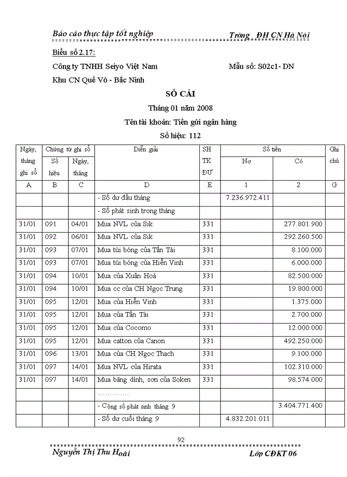 image for page Thực trạng tổ chức công tác hạch toán Kế toán nguyờn vật liệu công cụ dụng cụ tại công ty Trách nhiệm Hữu hạn Seiyo Việt Nam