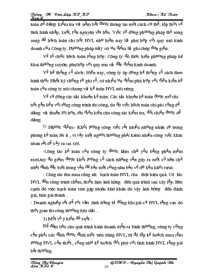 image for page Tổ chức công tác Kế toán Nguyên vật liệu Công cụ dụng cụ tại Công ty Trách nhiệm Hữu hạn Phòng cháy chữa cháy Hà Thành