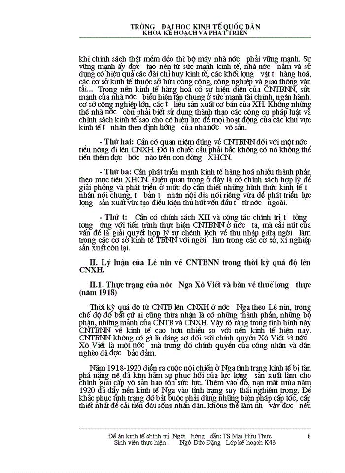 image for page Lý luận của lê-nin về chủ nghĩa tư bản nhà Nước trong thời kỳ quá độ lên Chủ nghĩa Xã hội và sự vận dụng lý luận đó vào Việt Nam hiện nay