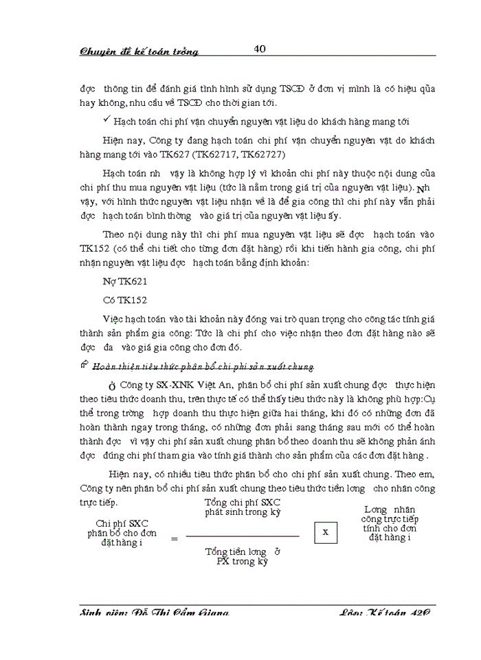 image for page Tổ chức hạch toán Chi phí sản xuất và tính Giá thành sản phẩm