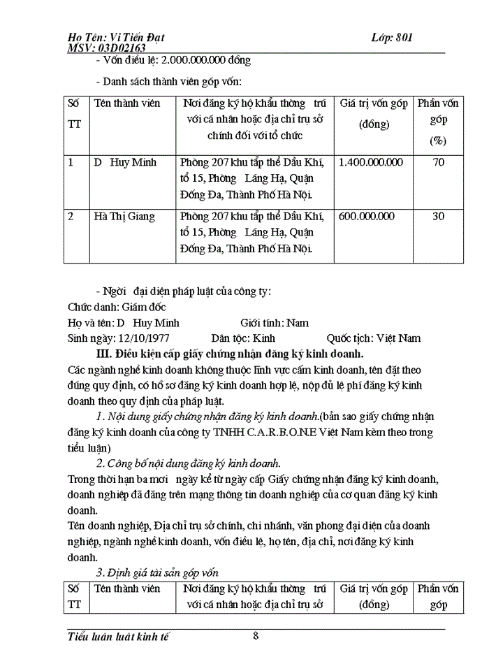image for page Quá trình thành lập và phát triển của Công ty Trách nhiệm Hữu hạn C A R B O N E Việt Nam trong thời kỳ hội nhập