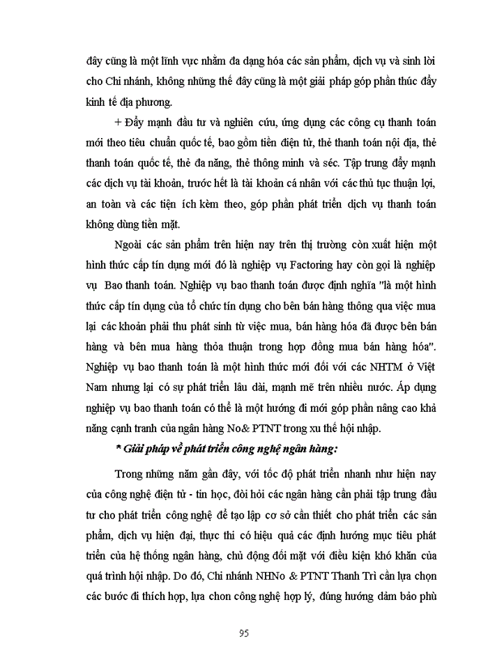 image for page Thực trạng và Một số Giải pháp nâng cao chất lượng hoạt động tín dụng tại ngân hàng Nông nghiệp và Phát triển Nông thôn huyện Thanh Trỡ