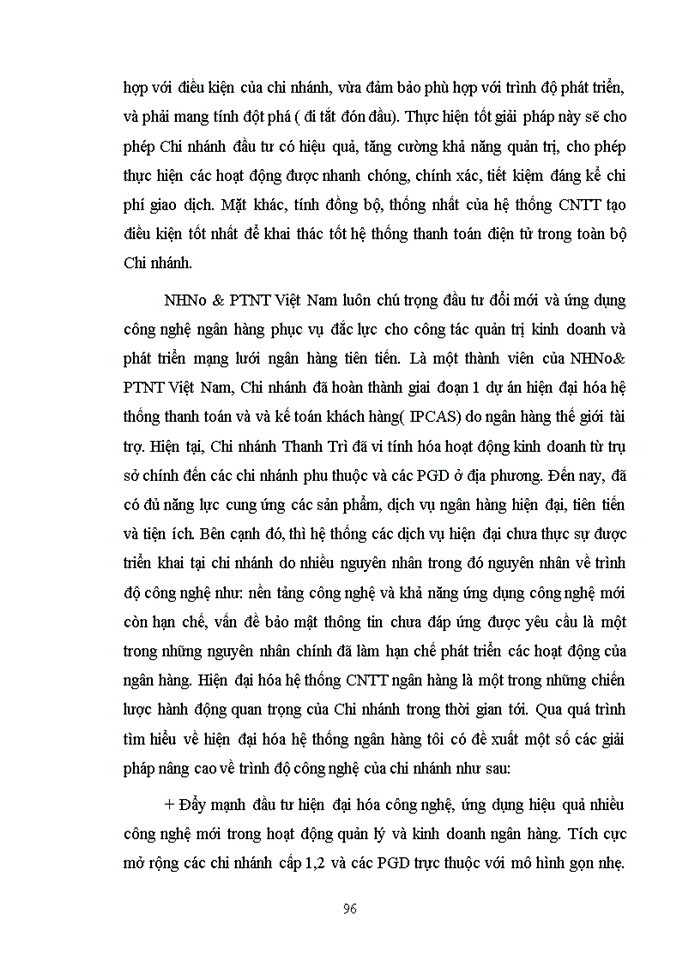 image for page Thực trạng và Một số Giải pháp nâng cao chất lượng hoạt động tín dụng tại ngân hàng Nông nghiệp và Phát triển Nông thôn huyện Thanh Trỡ