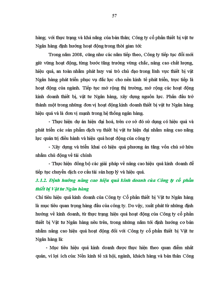 image for page Giải pháp nâng cao hiệu quả hoạt động Kinh doanh của Công ty cổ phần thiết bị vật tư Ngân hàng