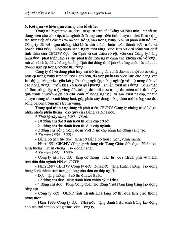 image for page Một số Giải pháp cơ bản về phát triển vùng Nguyên liệu Công ty Cổ phần mía đường Lam Sơn