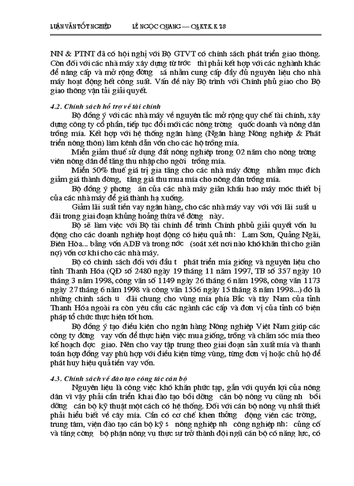 image for page Một số Giải pháp cơ bản về phát triển vùng Nguyên liệu Công ty Cổ phần mía đường Lam Sơn