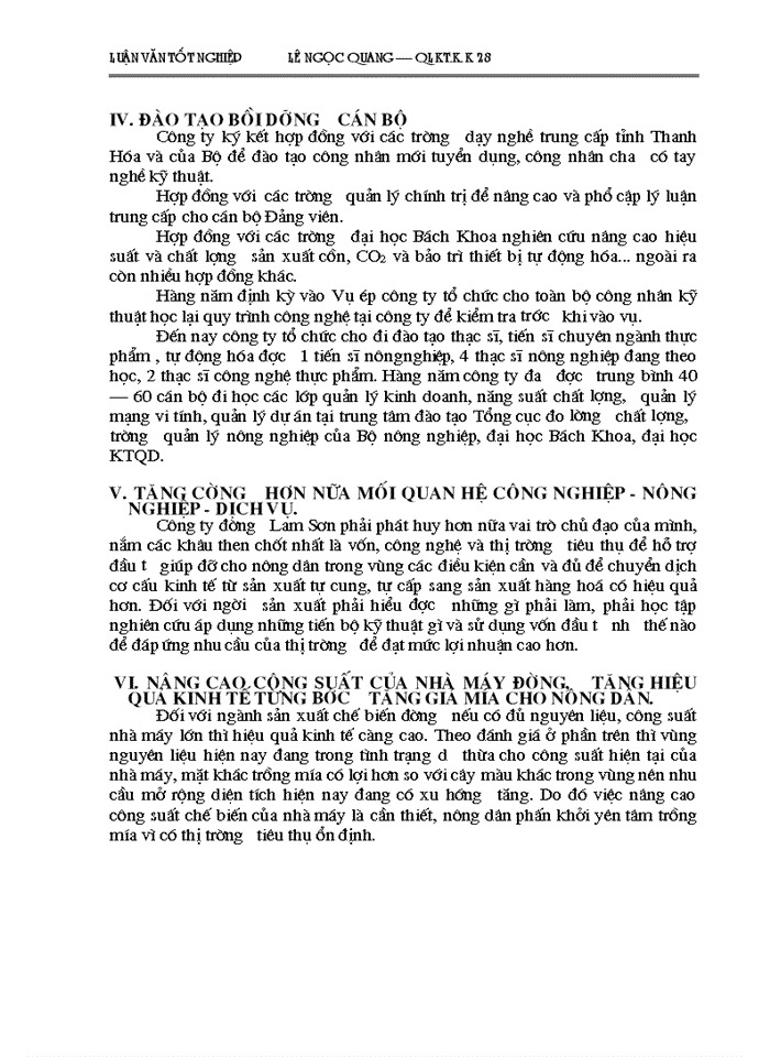 image for page Một số Giải pháp cơ bản về phát triển vùng Nguyên liệu Công ty Cổ phần mía đường Lam Sơn