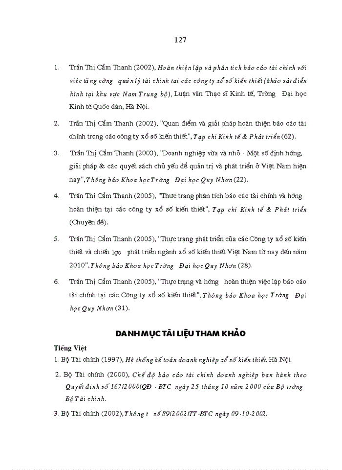 image for page Hoàn thiện lập và phân tích Báo cáo tài chínhvới việc tăng cường quản lý tài chính tại các Công ty xổ số kiến thiết