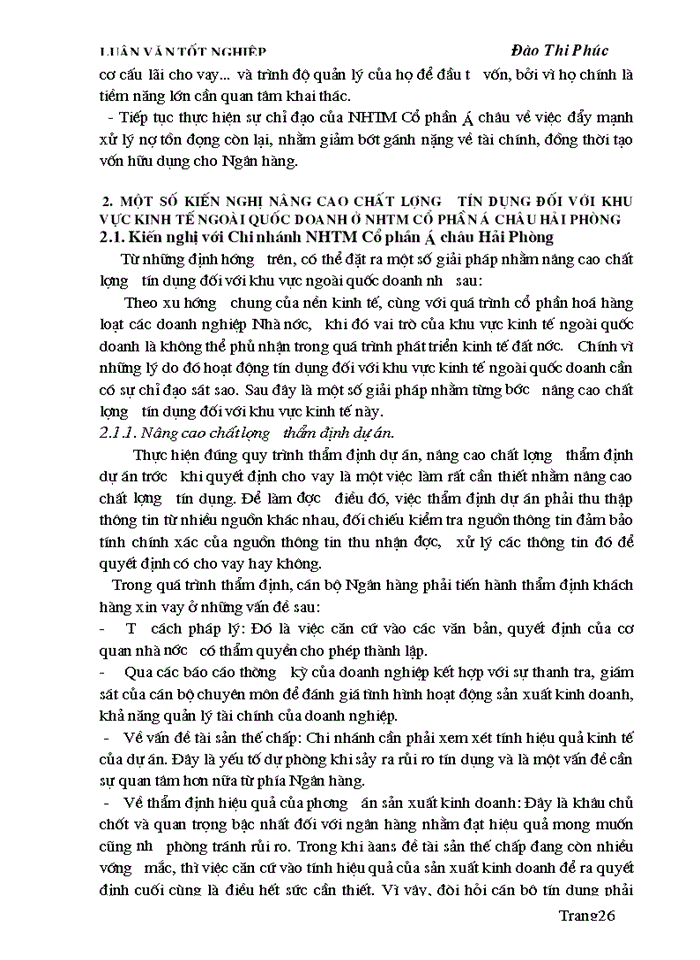 image for page Giải pháp nâng cao chất lượng tín dụng đối với thành phần kinh tế ngoài quốc doanh