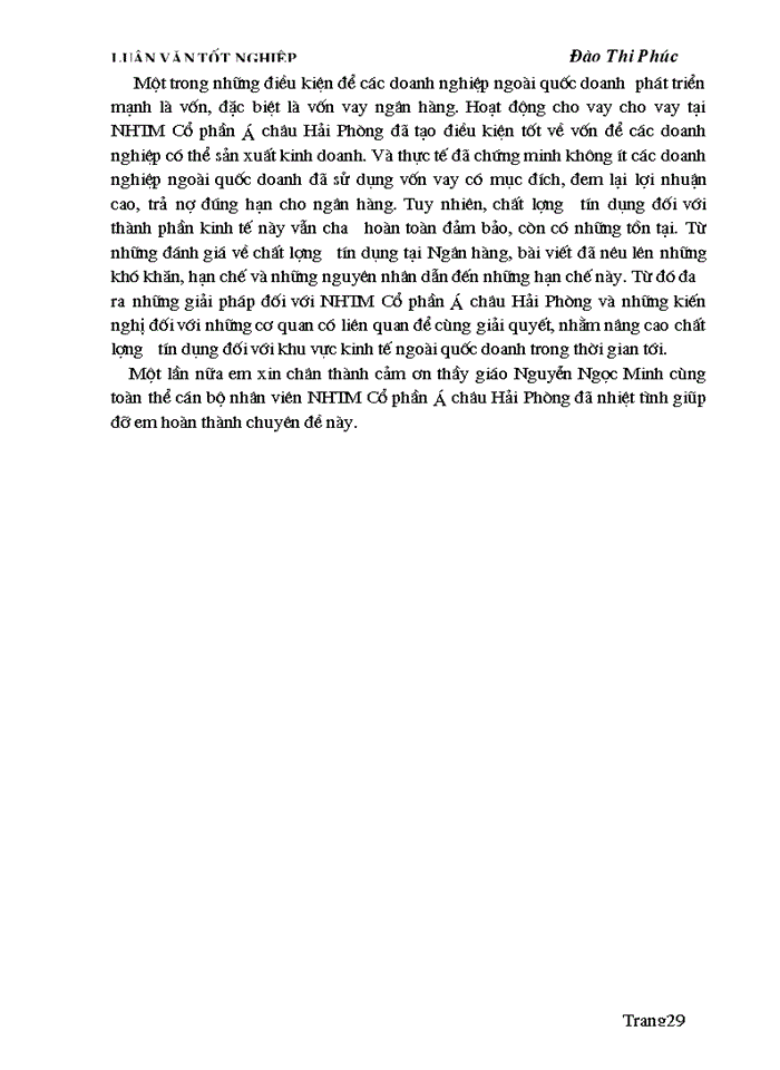 image for page Giải pháp nâng cao chất lượng tín dụng đối với thành phần kinh tế ngoài quốc doanh