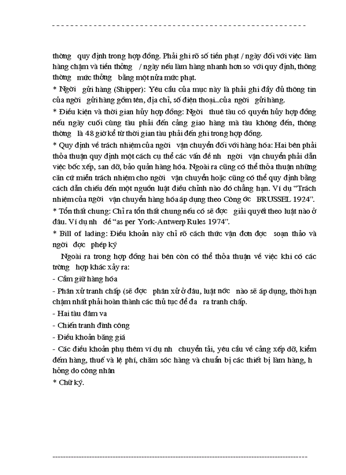image for page Thực tế việc ký kết các hợp đồng vận chuyển Hàng hóa bằng đường biển tại Công ty giao nhận kho vận ngoại thương vietrans
