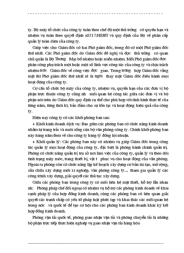 image for page Thực tế việc ký kết các hợp đồng vận chuyển Hàng hóa bằng đường biển tại Công ty giao nhận kho vận ngoại thương vietrans