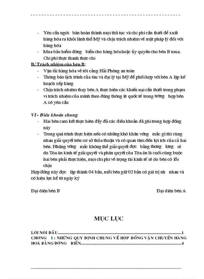 image for page Thực tế việc ký kết các hợp đồng vận chuyển Hàng hóa bằng đường biển tại Công ty giao nhận kho vận ngoại thương vietrans