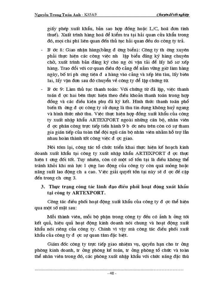 image for page Các biện pháp nhằm nâng cao chất lượng công tác quản trị Xuất khẩu ở Công ty Xuất nhập khẩu thủ công Mỹ nghệ ARTEXPORT