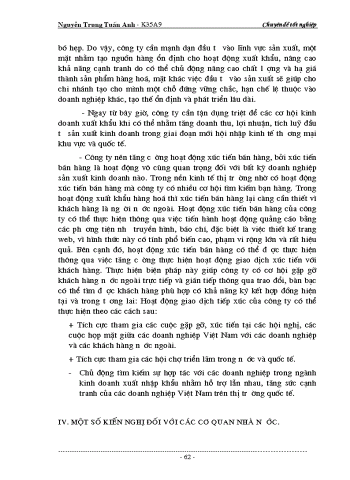 image for page Các biện pháp nhằm nâng cao chất lượng công tác quản trị Xuất khẩu ở Công ty Xuất nhập khẩu thủ công Mỹ nghệ ARTEXPORT