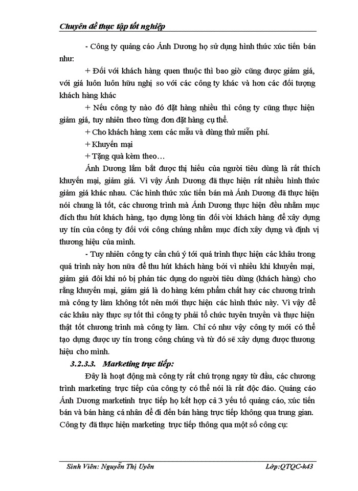 image for page Một số Giải pháp nhằm nâng cao hiệu quả hoạt động Xây dựng thương hiệu của Công ty Trách nhiệm Hữu hạn Tiếp Thị và Truyền Thông Ánh Dương Quang trên thị trường nội địa
