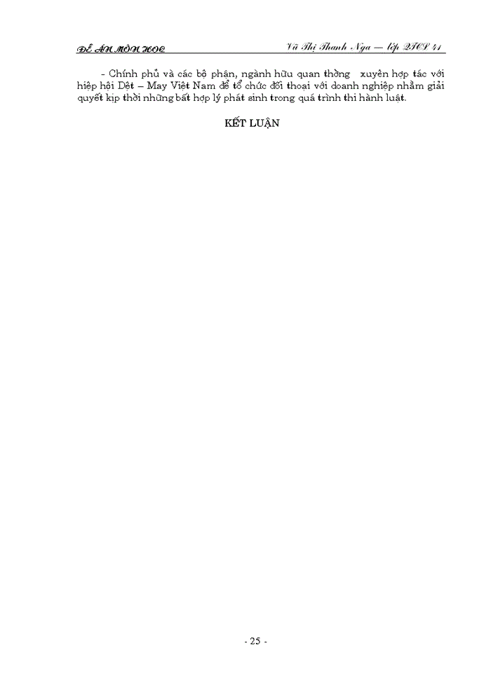 image for page Những thách thức và yêu cầu chất lượng hàng Dệt May trong quá trình hội nhập