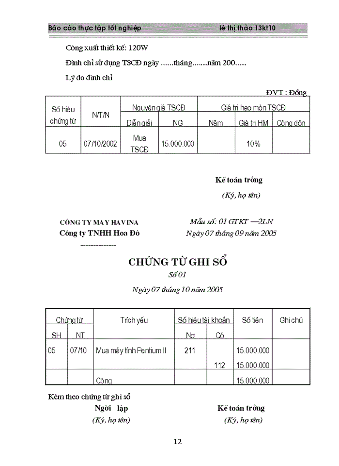 image for page Thực trạng công tác hạch toán Kế toán tại Công ty Trách nhiệm Hữu hạn Hoa Đô