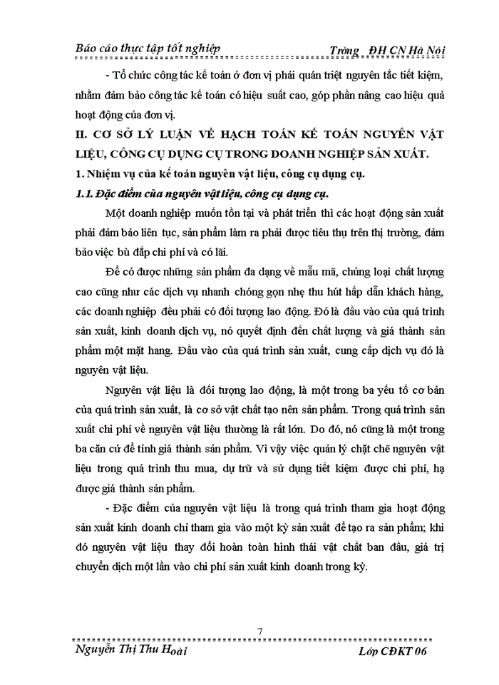 image for page Tổ chức công tác Hạch toán Kế toán Nguyên vật liệu Công cụ dụng cụ tại Công ty Trách nhiệm Hữu hạn Seiyo Việt Nam
