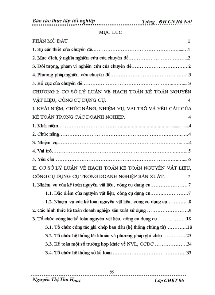 image for page Tổ chức công tác Hạch toán Kế toán Nguyên vật liệu Công cụ dụng cụ tại Công ty Trách nhiệm Hữu hạn Seiyo Việt Nam