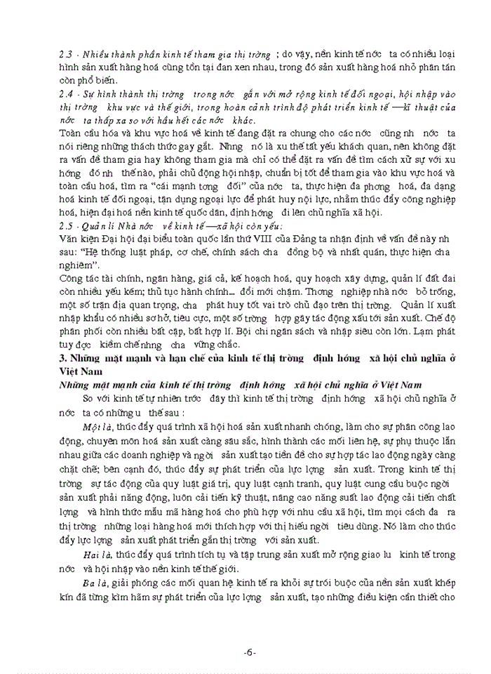 image for page Phát triển nền Kinh tế Thị trường định hướng Xã hội Chủ nghĩa ở Việt Nam