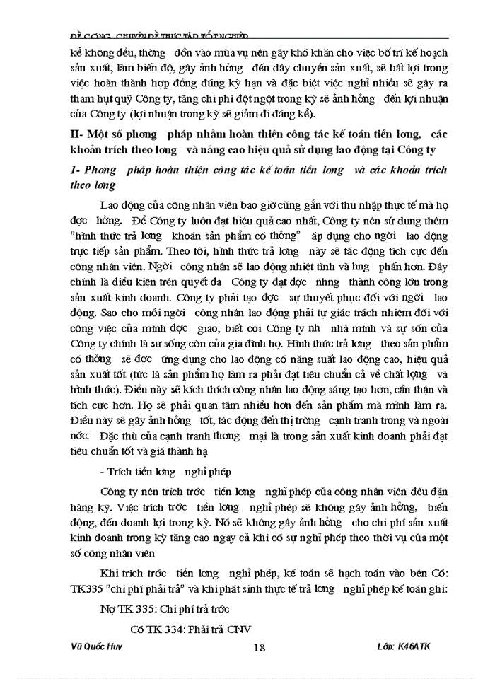 image for page Kế toán tiền lương và các khoản trích theo lương của Công ty May Xuất khẩu Nông nghiệp