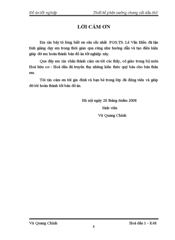 image for page Thiết kế phân xưởng chưng cất dầu thô