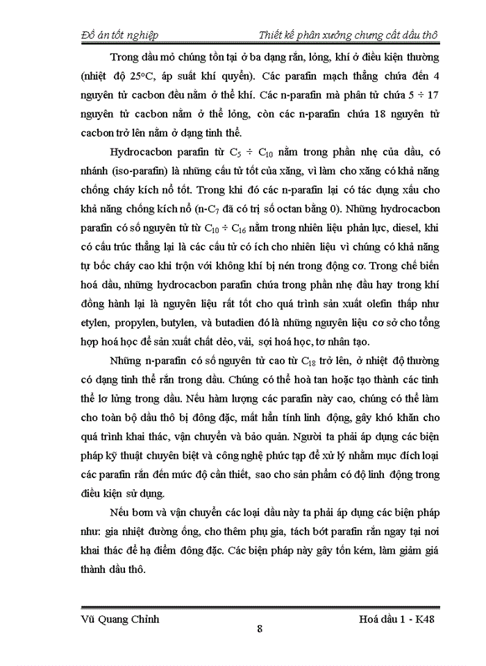 image for page Thiết kế phân xưởng chưng cất dầu thô