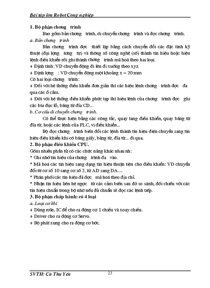 image for page Bài tập lớn Robot Công nghiệp
