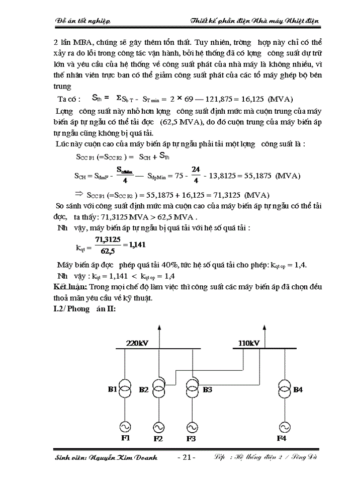 image for page Đồ án tốt nghiệp Thiết kế phần Điện Nhà máy Nhiệt Điện
