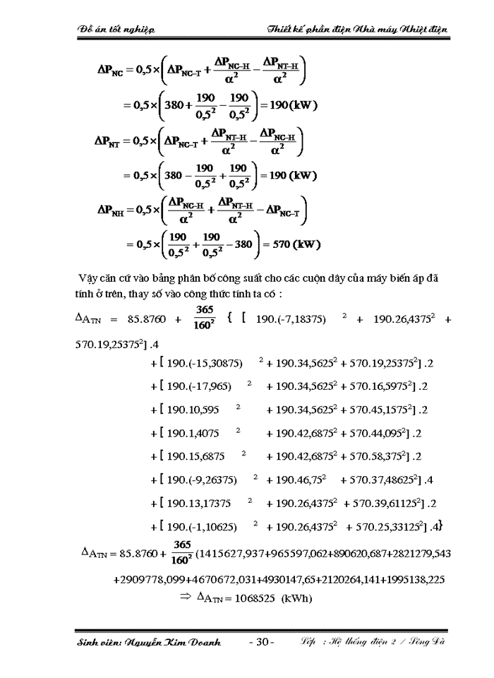 image for page Đồ án tốt nghiệp Thiết kế phần Điện Nhà máy Nhiệt Điện