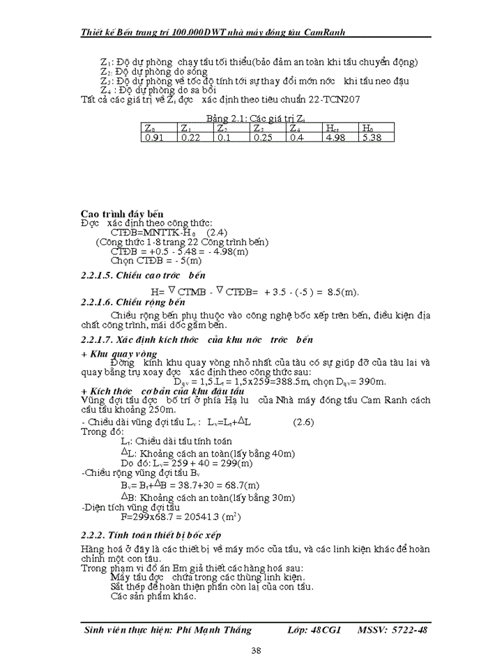 image for page Thiết kế Bến trang trí 100 000DWT nhà máy đóng tàu CamRanh