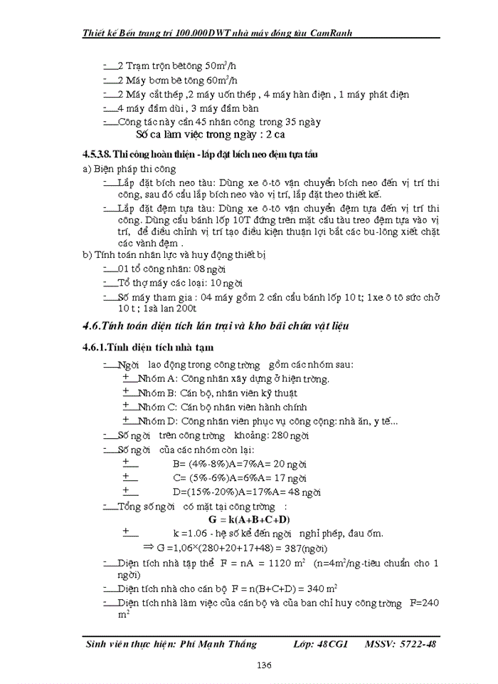 image for page Thiết kế Bến trang trí 100 000DWT nhà máy đóng tàu CamRanh