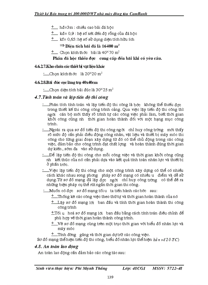 image for page Thiết kế Bến trang trí 100 000DWT nhà máy đóng tàu CamRanh