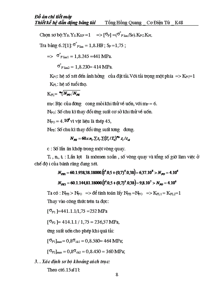 image for page Đồ án chi tiết máy Thiết kế hệ dẫn động băng tải
