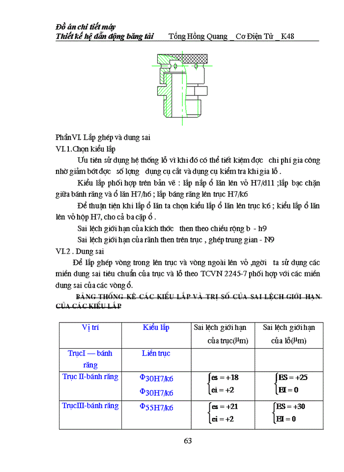 image for page Đồ án chi tiết máy Thiết kế hệ dẫn động băng tải