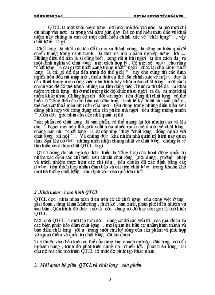 image for page Hệ thống quản trị chất lượngtheo bộ tiêu chuẩn ISO-9000 và việc áp dụng nó vào các doanh nghiệp Việt Nam