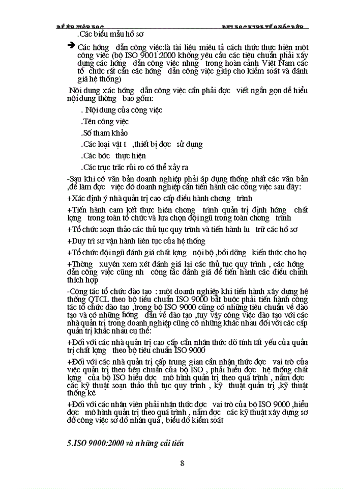 image for page Hệ thống quản trị chất lượngtheo bộ tiêu chuẩn ISO-9000 và việc áp dụng nó vào các doanh nghiệp Việt Nam