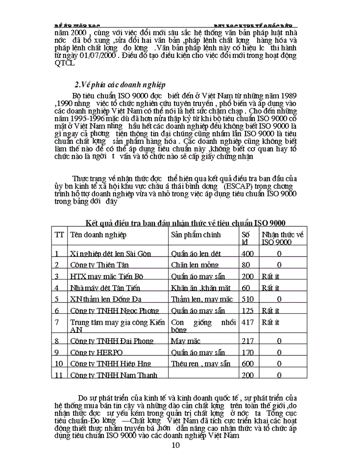 image for page Hệ thống quản trị chất lượngtheo bộ tiêu chuẩn ISO-9000 và việc áp dụng nó vào các doanh nghiệp Việt Nam