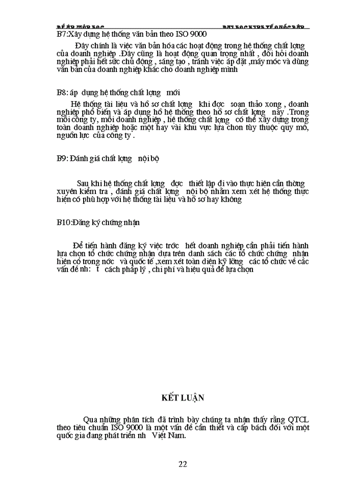 image for page Hệ thống quản trị chất lượngtheo bộ tiêu chuẩn ISO-9000 và việc áp dụng nó vào các doanh nghiệp Việt Nam