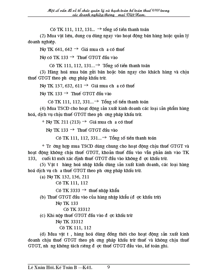 image for page Cơ sở lý luận về thuế Giá trị gia tăng và Kế toán thuế Giá trị gia tăng trong doanh nghiệp Thương mại ở Việt Nam