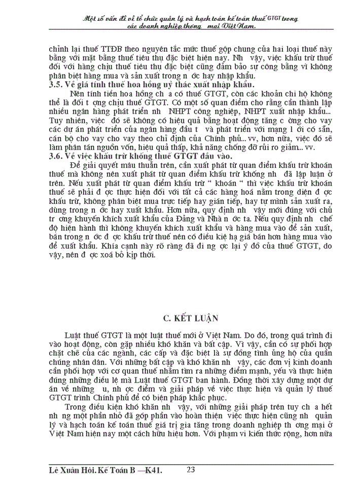 image for page Cơ sở lý luận về thuế Giá trị gia tăng và Kế toán thuế Giá trị gia tăng trong doanh nghiệp Thương mại ở Việt Nam
